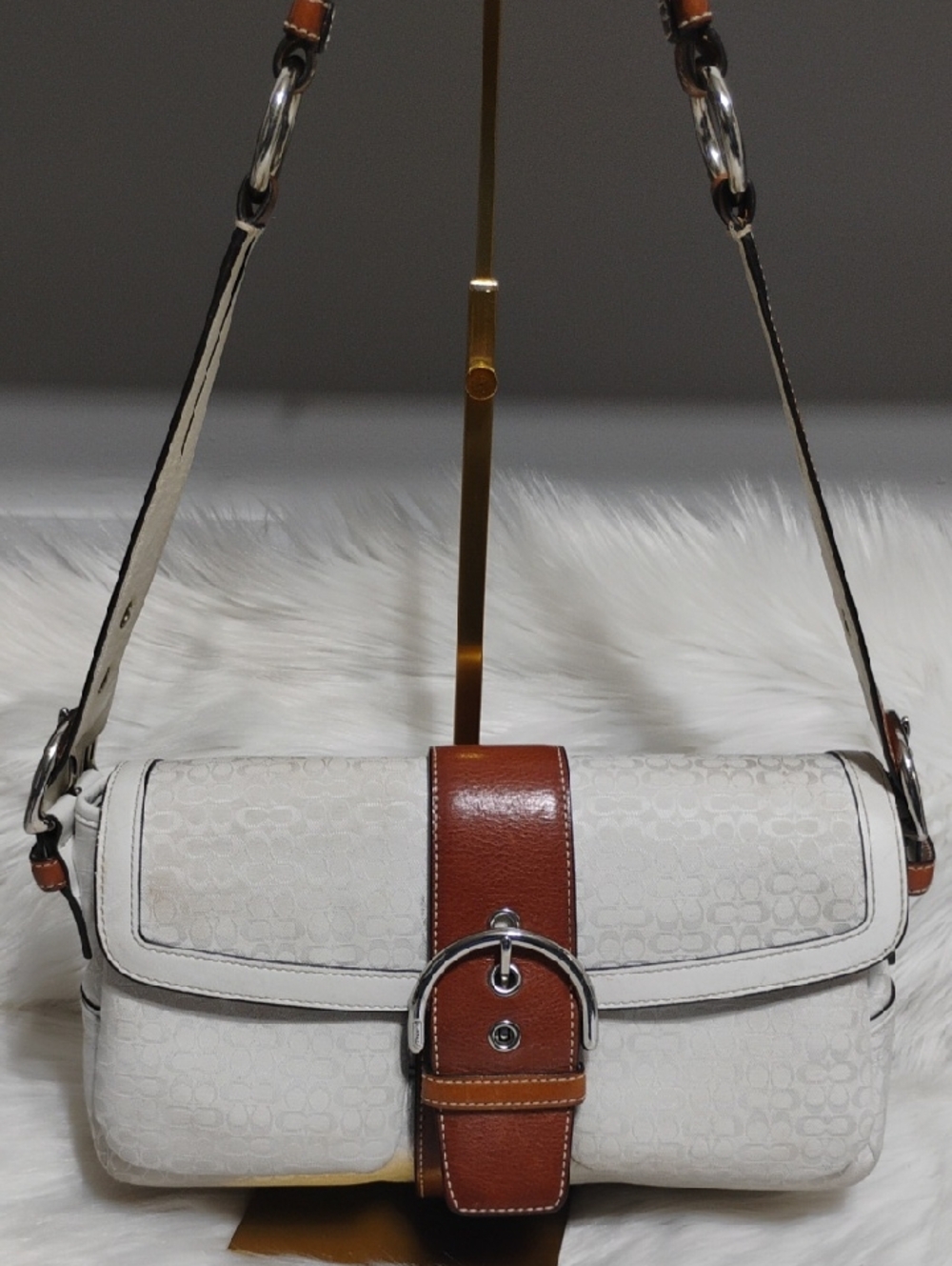 SALE! Coach Soho Signature Jacquard Flap Collectible Shoulder Bag